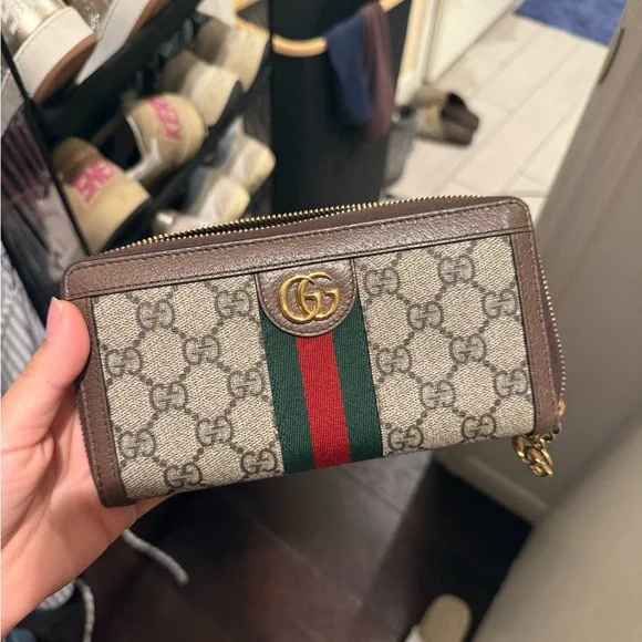 Gucci Ophidia GG Supreme Canvas Zip Wallet - Picture 3 of 7